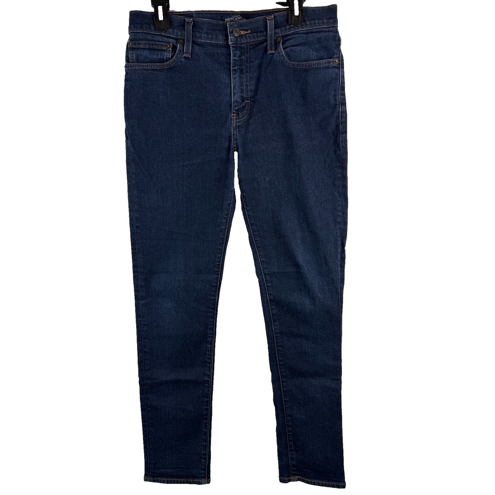 J.CREW FLEX Mens Slim Fit stretch L0170 blue denim jeans - 32x30